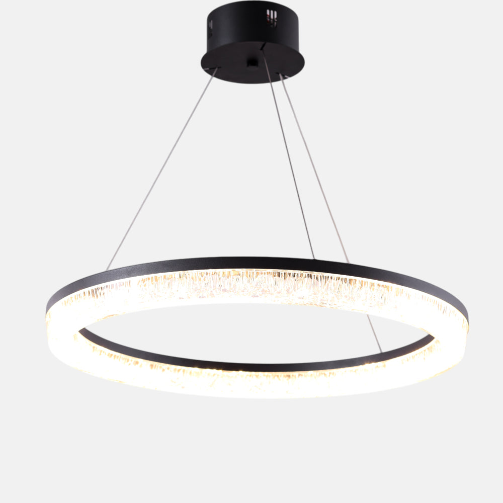 Alexa Chandelier, Metal, 60×70cm - Black