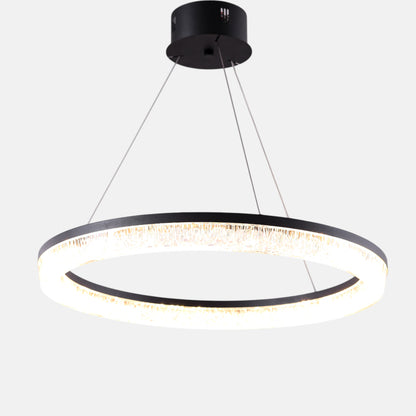 Alexa Chandelier, Metal, 60×70cm - Black