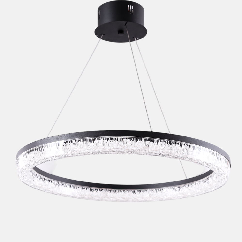 Alexa Chandelier, Metal, 60×70cm - Black