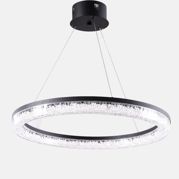 Alexa Chandelier, Metal, 60×70cm - Black