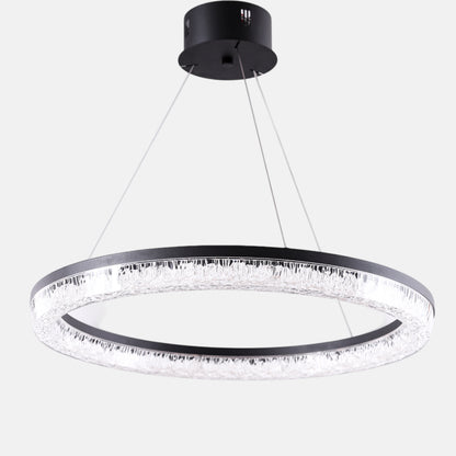 Alexa Chandelier, Metal, 60×70cm - Black