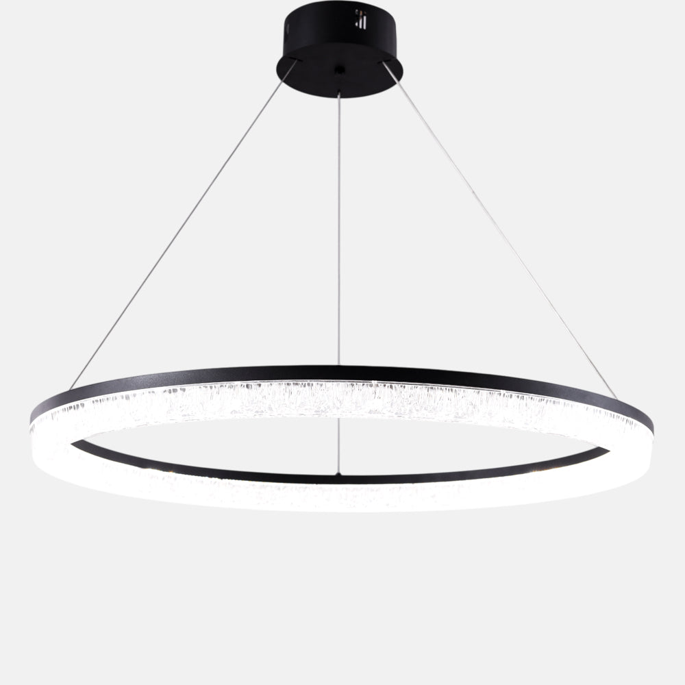 Alexa Chandelier, Metal, 80×70cm - Black