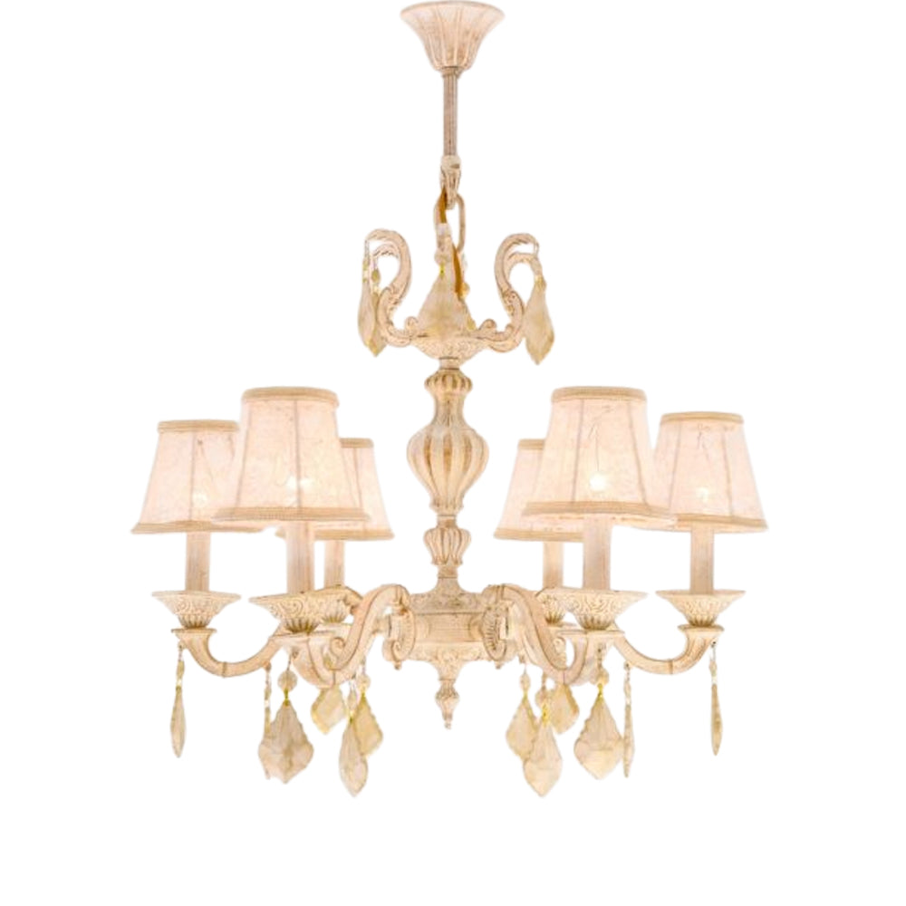 Amsterdam 6 Lights Whitey Chandelier