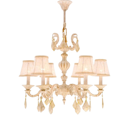 Amsterdam 6 Lights Whitey Chandelier