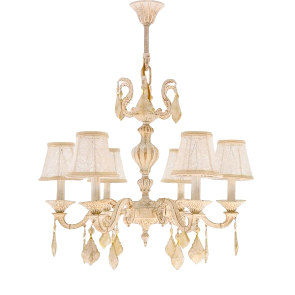 Amsterdam 6 Lights Whitey Chandelier