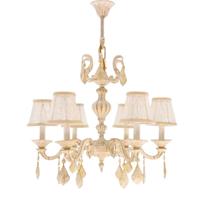 Amsterdam 6 Lights Whitey Chandelier