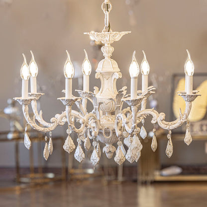 Eindhoven 8-Light Whitey Chandelier