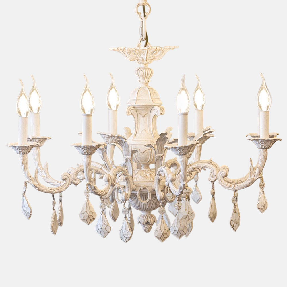 Eindhoven 8-Light Whitey Chandelier