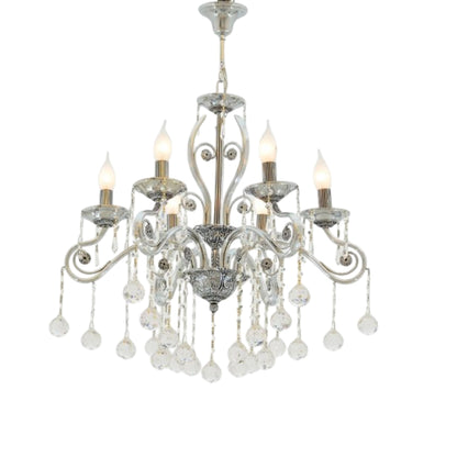Ankara 6 Lights Chrome Chandelier