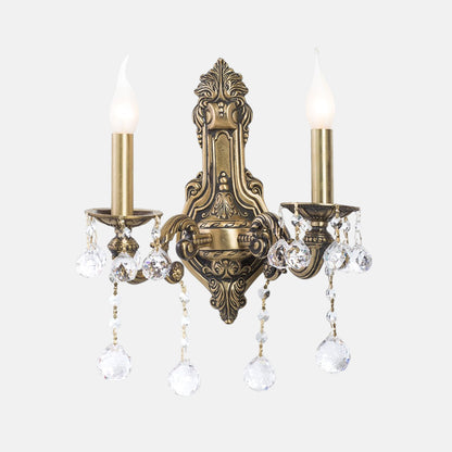 أبليك إيطالي برونزي بمصباحين