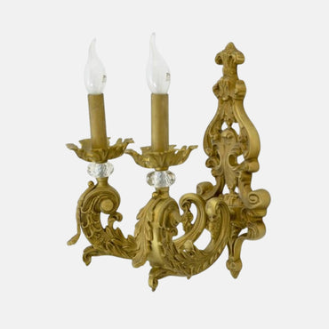 Palermo 2 Lights glass Antique Wall Lamp