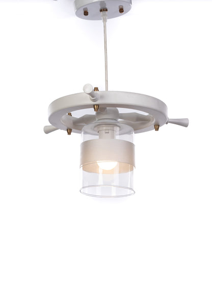 معلقة واحد أبيض اللون