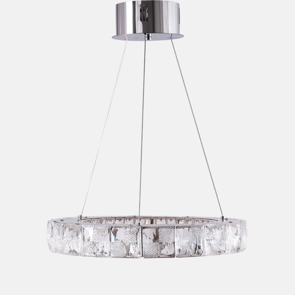 round pedra chandelier 40 cm