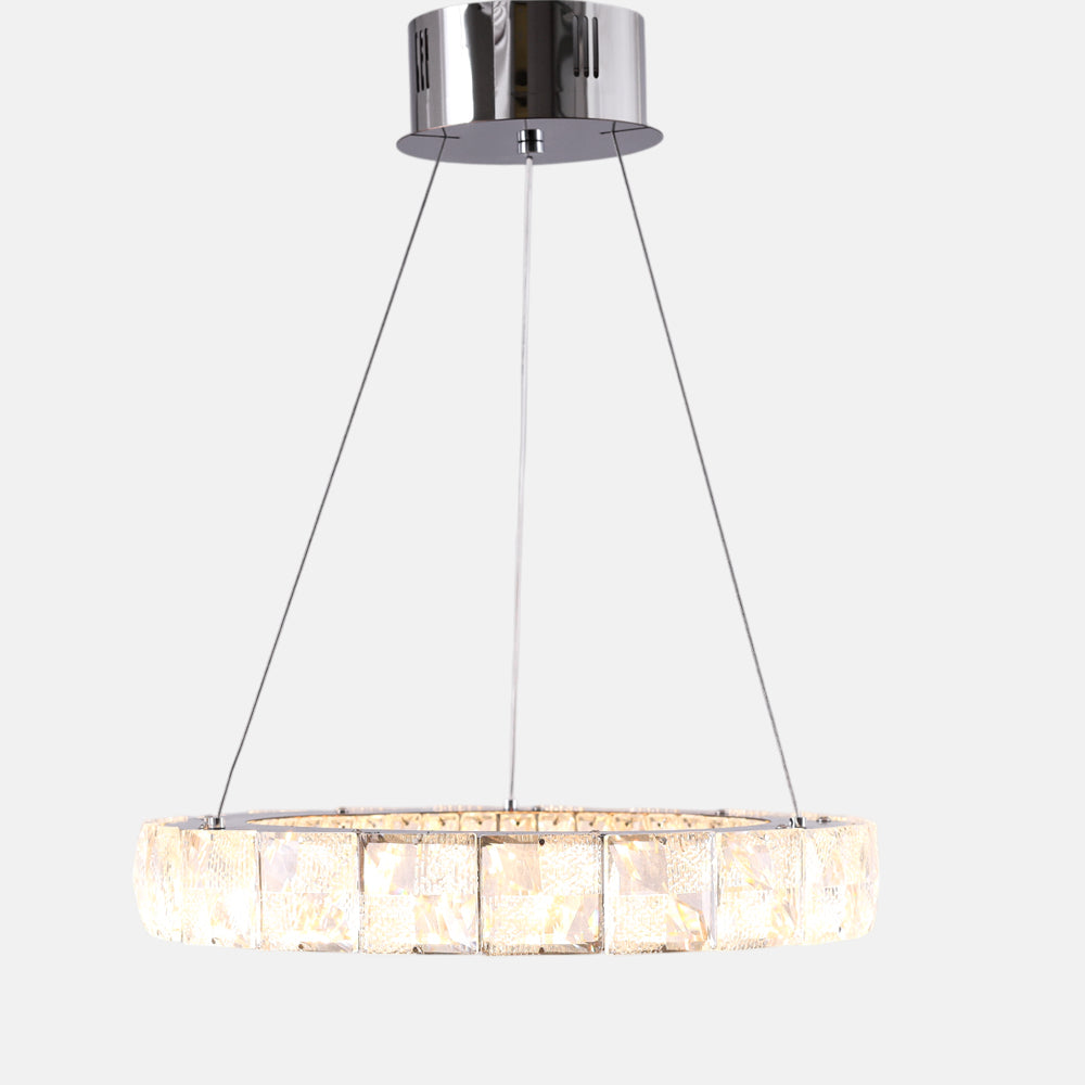 round pedra chandelier 40 cm