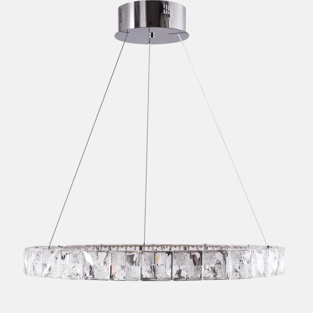 round pedra chandelier 60 cm