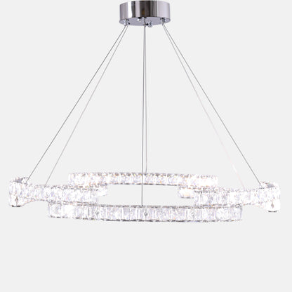 Pedro Round Chandelier, Metal, 80×90cm - Chrome