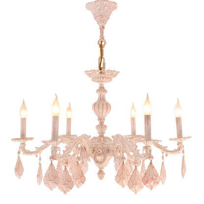 Pure 6-light Whitey Chandelier