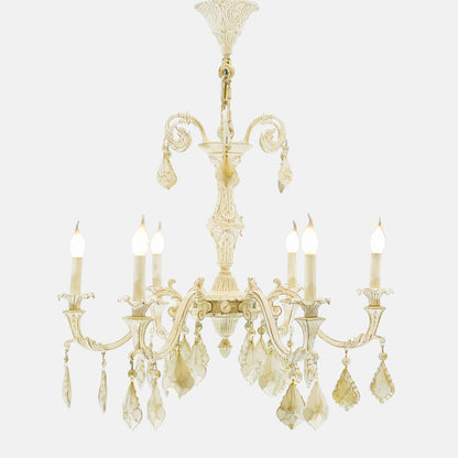 Tree Crown 6 Lights Whitey Chandelier