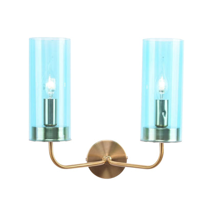 أبليك بلون برونزي فلفلي مزود بمصباحين