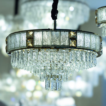 Leader 60 cm Solitaire Gold Chandelier