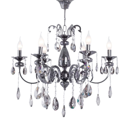 Gilent 6 bulbs black chandelier