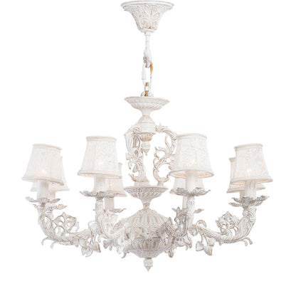 Rogina Chandelier, 8 Lights, Aluminum, 64×80cm - Whitey