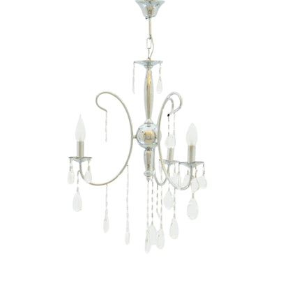 Rona Chandelier, 3 Lights, Metal, 50×70cm - Chrome