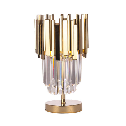 25 cm round lamp code 2020 with crystal solitaire gold