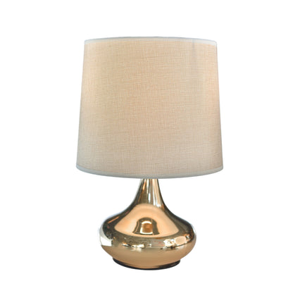 table lamp 19437 gold lampshade white