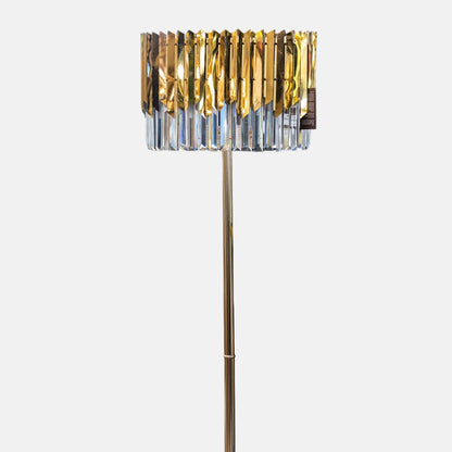 Arrow Solitaire Gold Floor Lamp