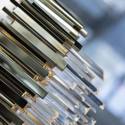 Arrow Solitaire Gold Floor Lamp