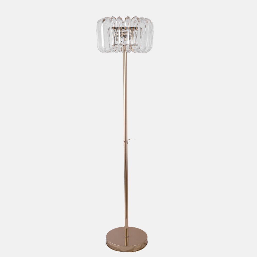 C Solitaire Gold Floor Lamp
