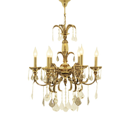 نجفة ذهبية بستة لمبة من تاووس