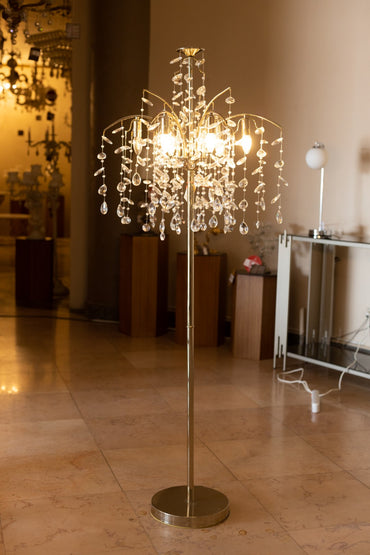 Paradise birds floor lamp 5 arm 5420 solitaire gold