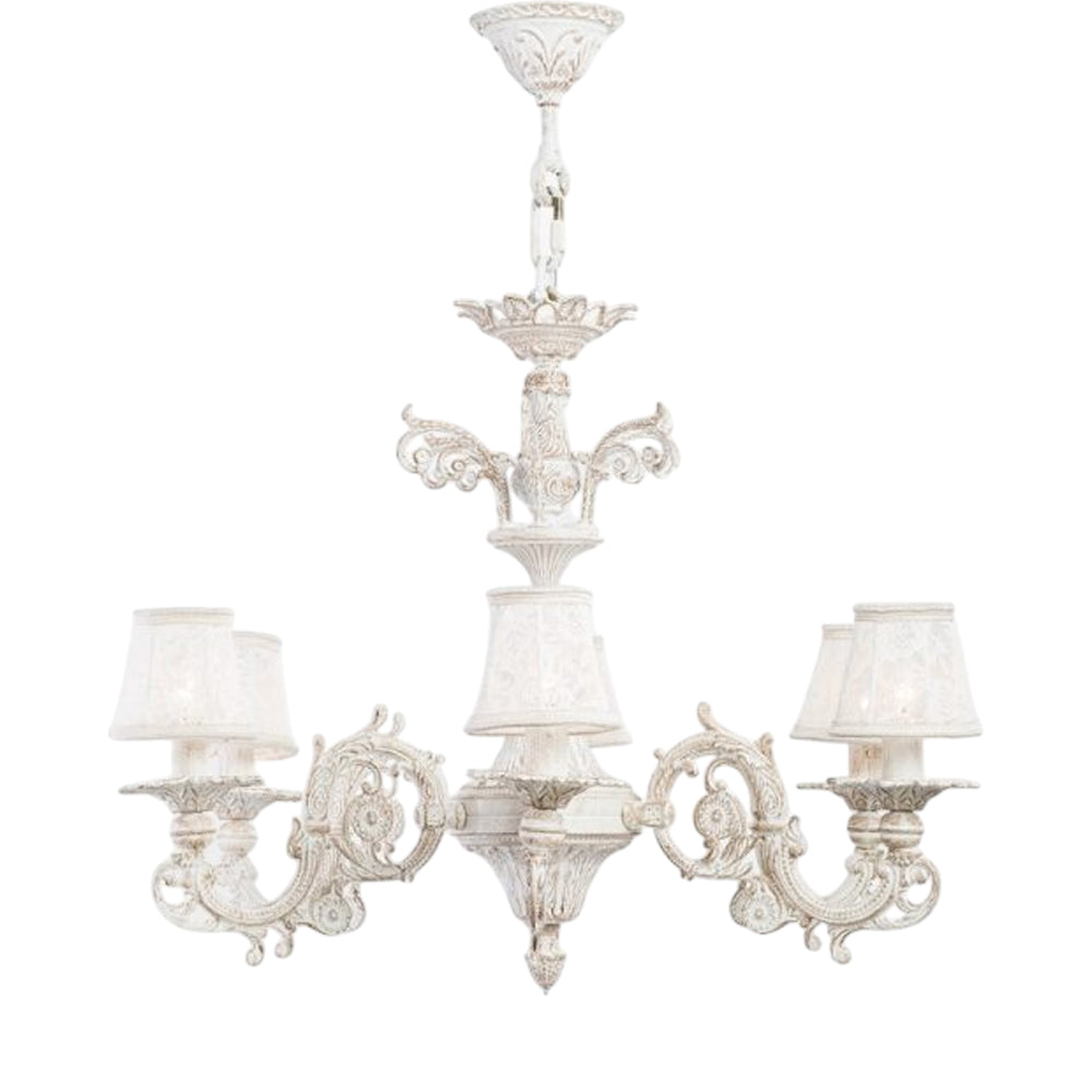 Eyes Chandelier, 6 Lights, Aluminum, 76×80cm - Whitey