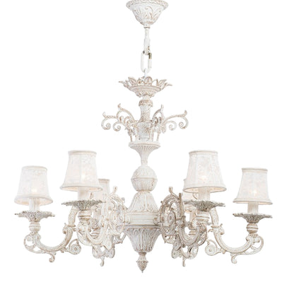 Eyes Chandelier, 6 Lights, Aluminum, 76×80cm - Whitey