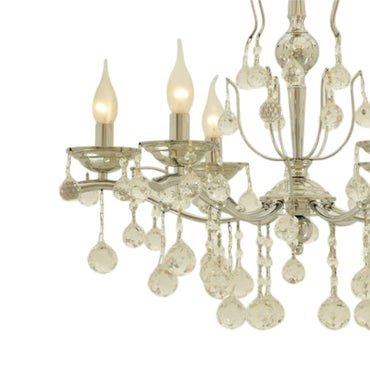 Fiona 6-light chrome chandelier