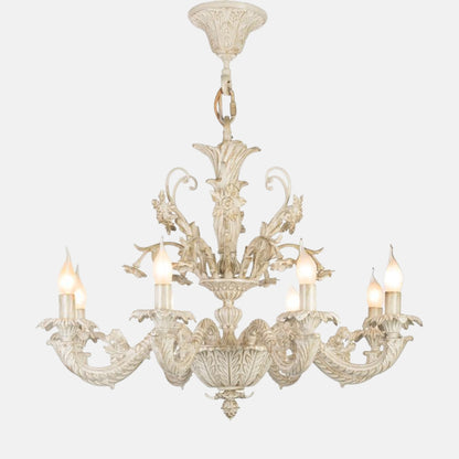 California 8 Lights Beige Chandelier