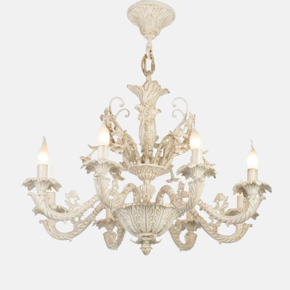 California 8 Lights Beige Chandelier
