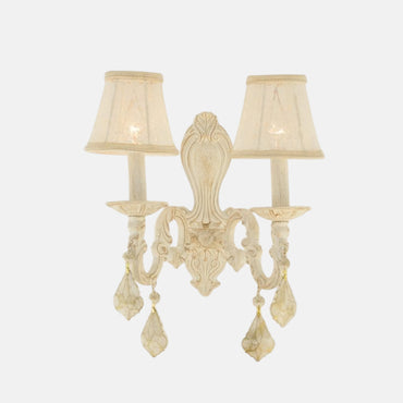 Cuba 2 lights Whitey Wall Lamp