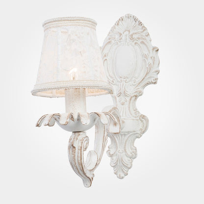 Lotus 1 Bulb Whitey Wall Lamp