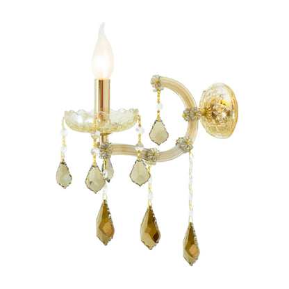 Marie Therese1 Light  gold Wall Lamp