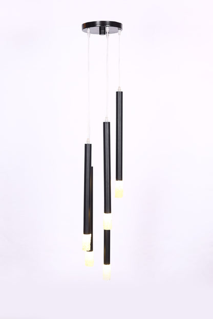 نجفة روتانا 19 سم، 5 أسلاك، أسود