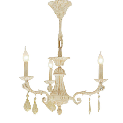 نجفة ميلودي بثلاثة لمبة بيضاء