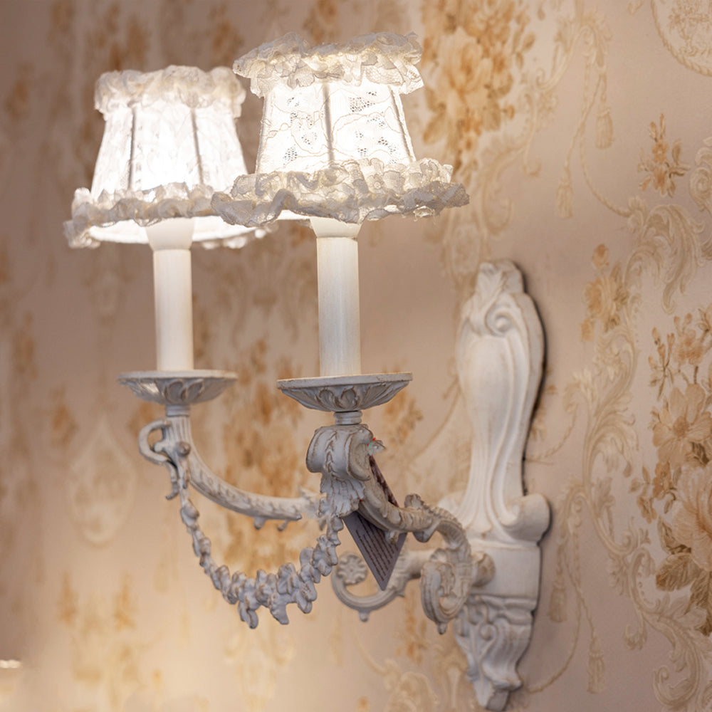 أبليك أبيض من ميلودي ثنائي اللمبة