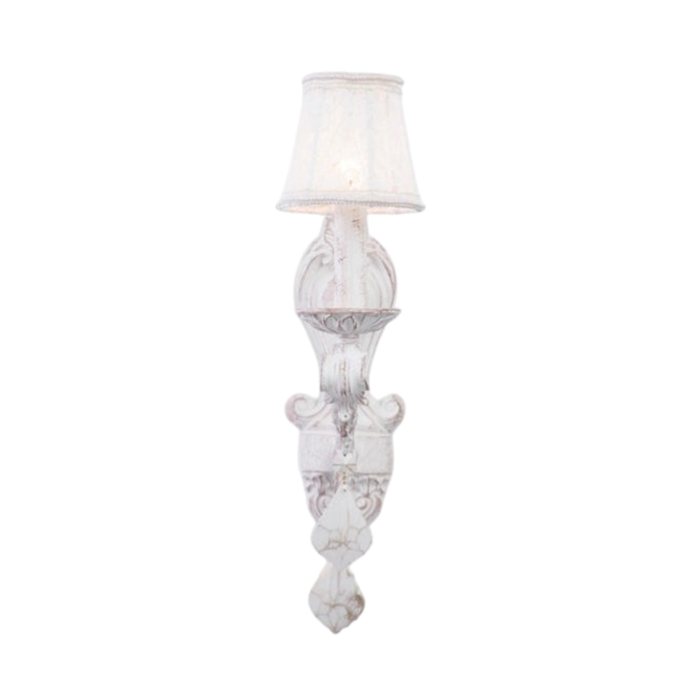 Melody 1 Bulb Whitey Wall Lamp