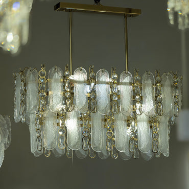 Daisy 90*40 cm Solitaire Gold Chandelier