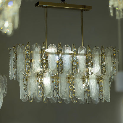 Daisy 90*40 cm Solitaire Gold Chandelier