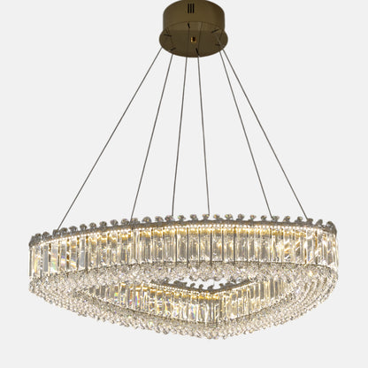 Orion LED Chandelier, Metal, 100×90cm - Gold