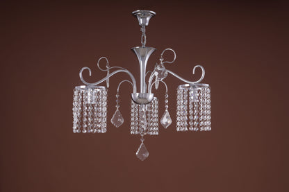 chandelier 3 arms 1525-3 silver